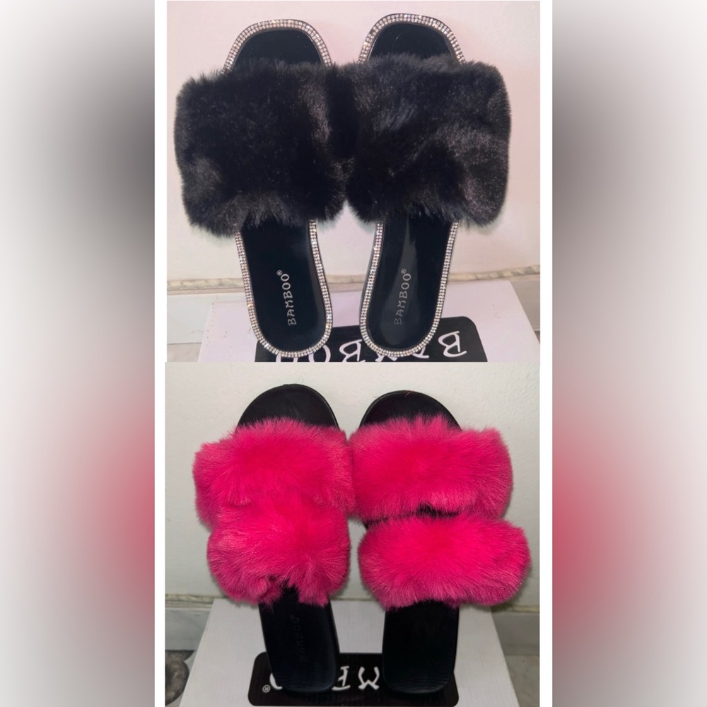 Fluffy Sandals